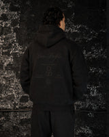 Low Profile Obsidian Black Hoodie