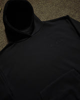Low Profile Obsidian Black Hoodie