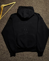 Low Profile Obsidian Black Hoodie